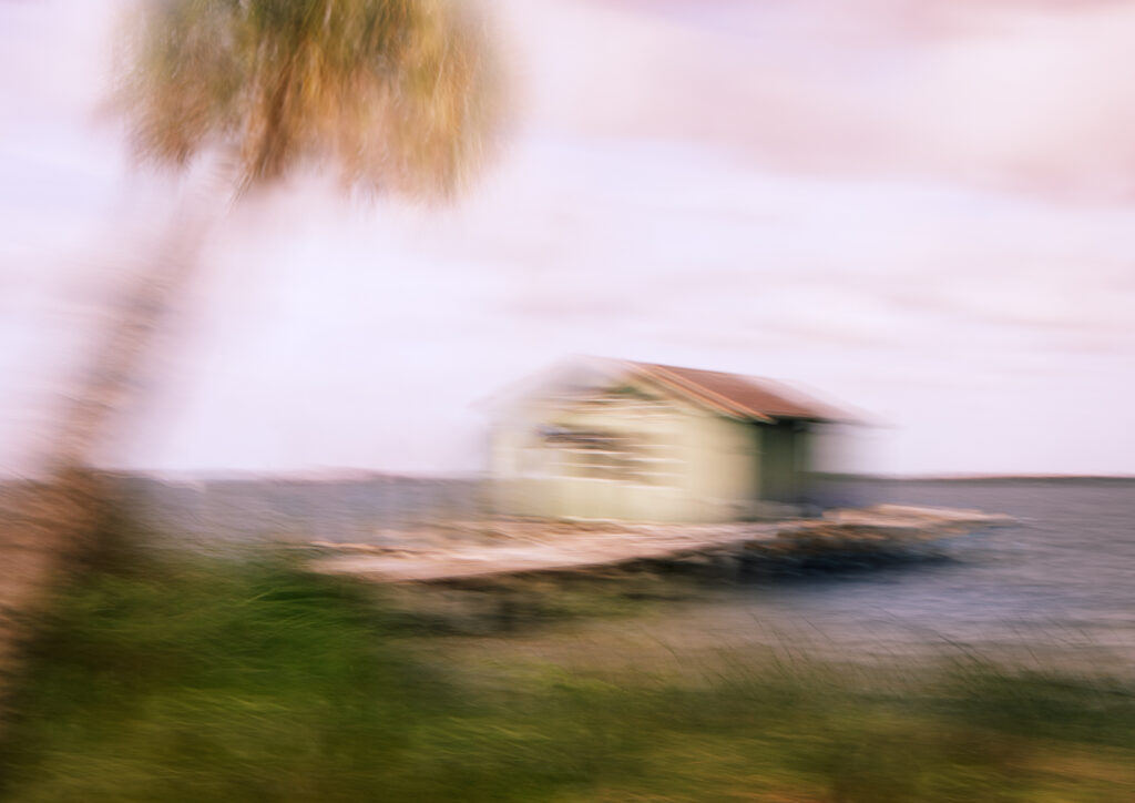 "River Boathouse" Nancy Moore